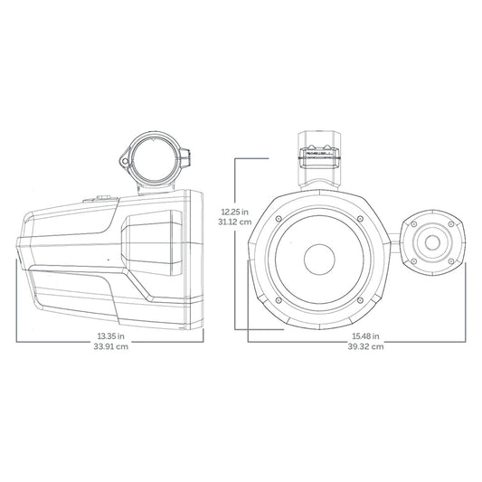 Roswell R1 Pro Tower Speakers Black 200W RMS 400W Peak Power C9201910
