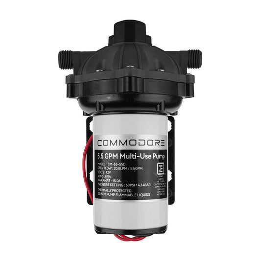 Commodore 55 GPM Water Pump 12V CM5555D