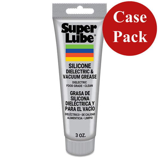 Super Lube Silicone Dielectric Vacuum Grease 3oz Tube Case of 12 91003CASE