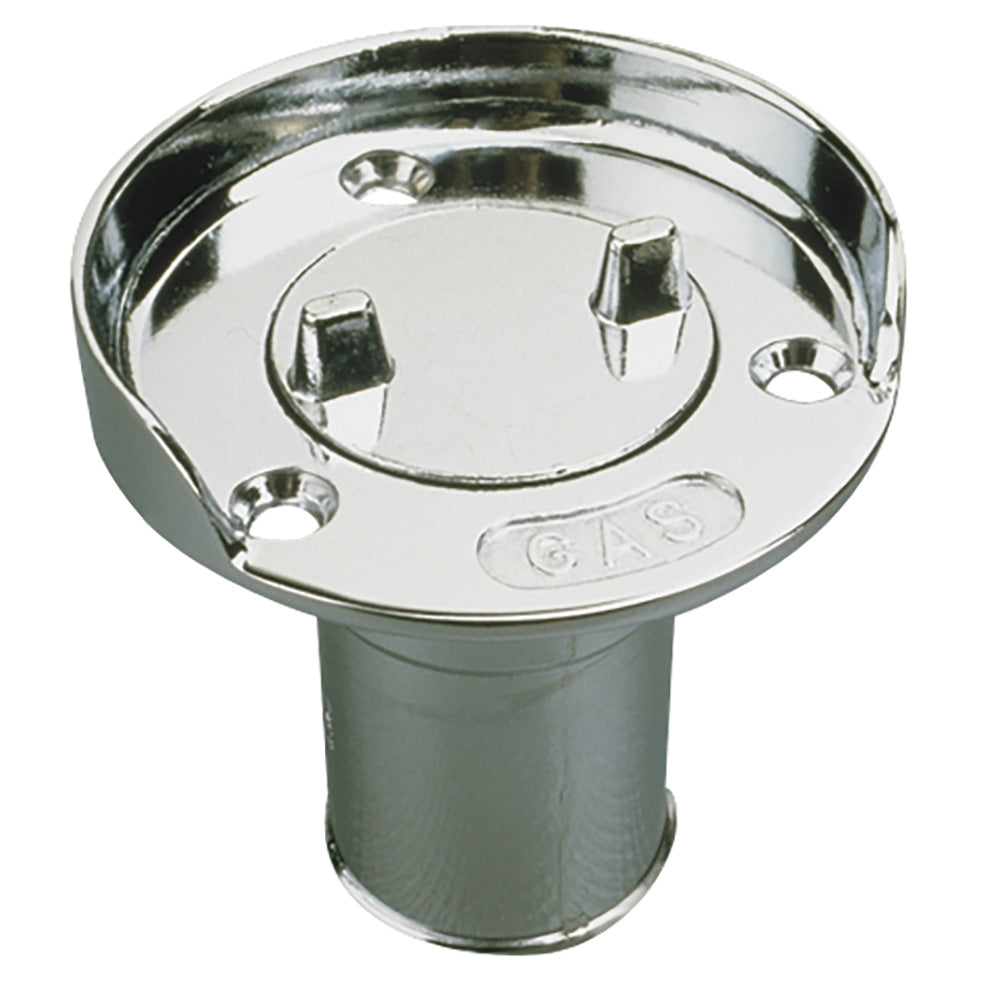 SeaDog Hose Deck Fill wSplash Guard Die Cast Zinc Chrome Plated 3517501