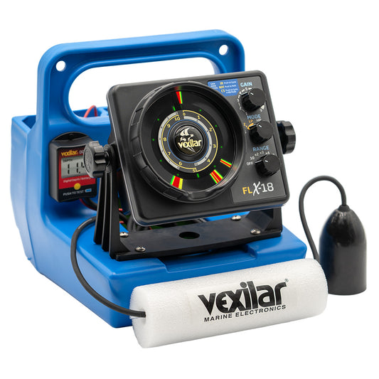 Vexilar FLX18 Genz Pack w12 Degree IceDucer DD100 GPX1812
