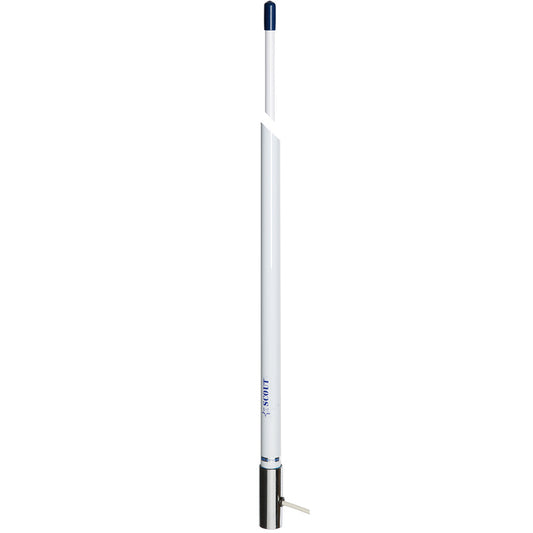 Scout 8 White VHF Antenna 6dB Stainless Steel Ferrule w5M RG58 Coax Includes PL259 KS42 PF AN NVHF00007T