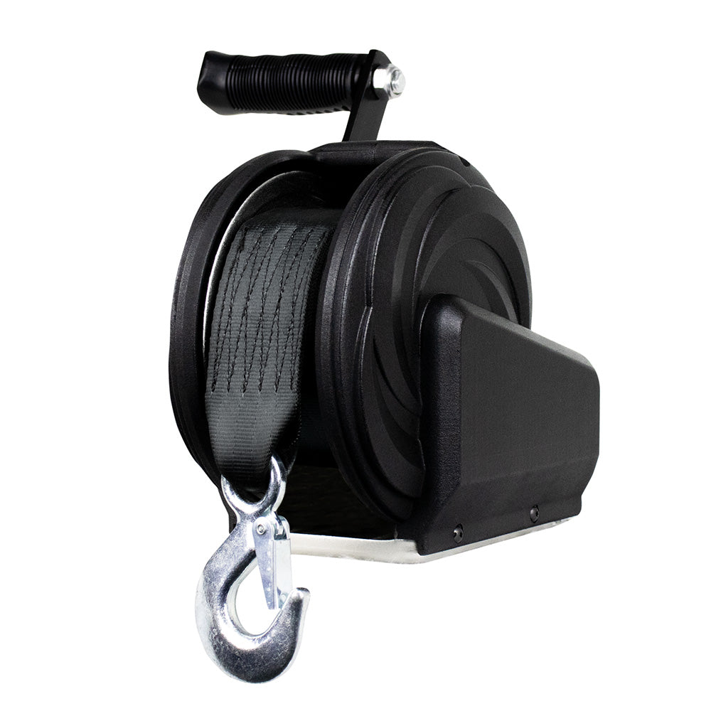 Powerwinch Select Series Winch 1000lb 6 Crank Arm Carbon Black 21400W10006BR