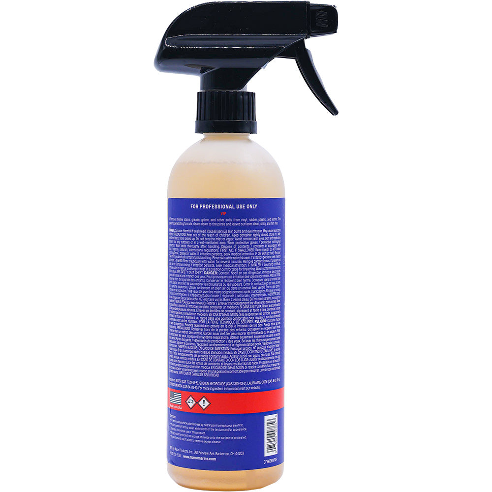 Malco VIP Vinyl Plastic Cleaner 16oz 166316