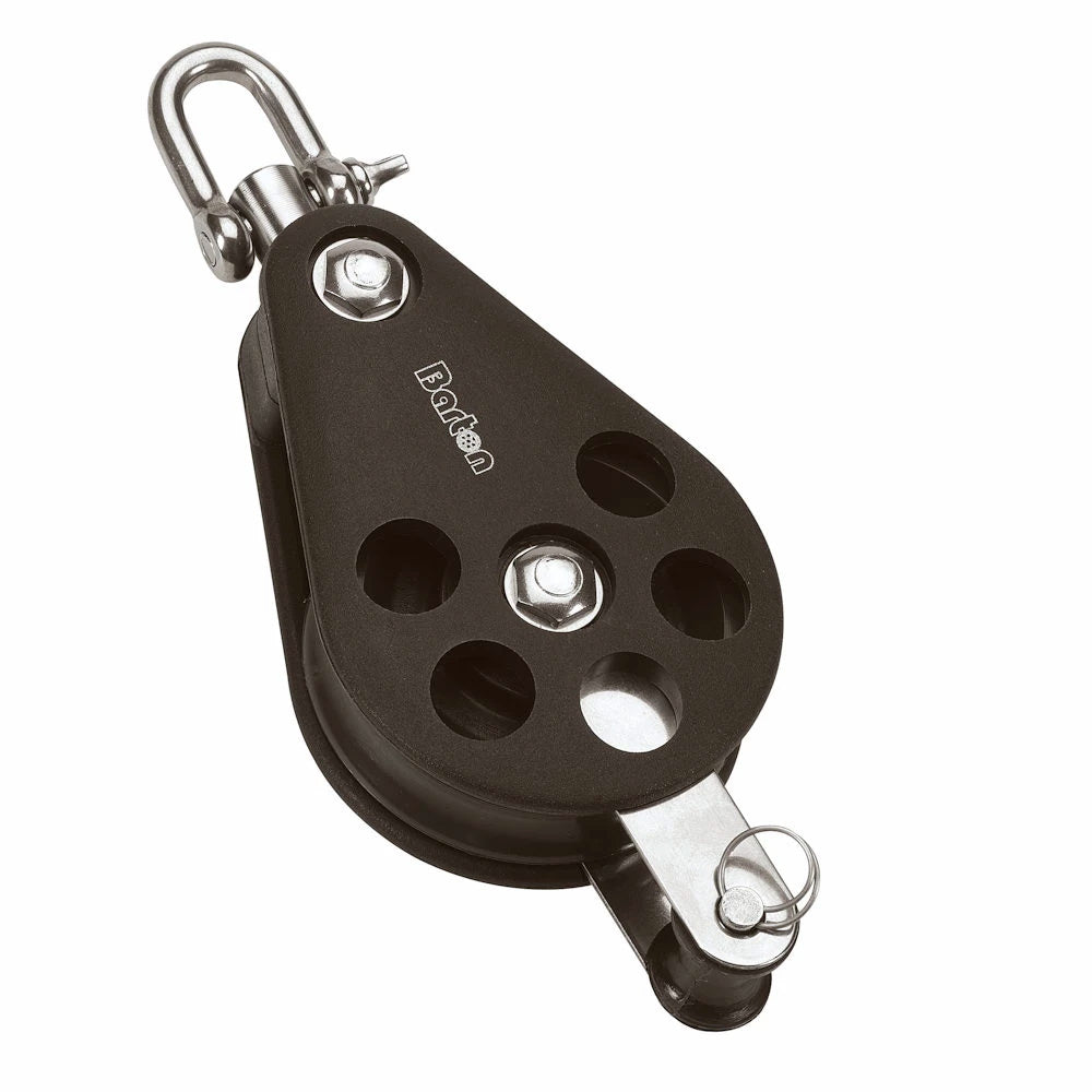 Barton Size 5 54mm Plain Bearing Pulley Block Single Swivel Becket N05131