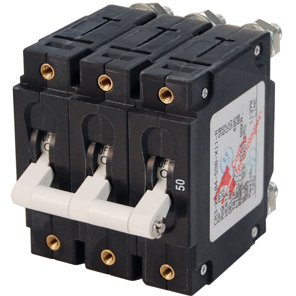 Blue Sea 7287 CSeries Triple Pole Circuit Breaker 50A 7287