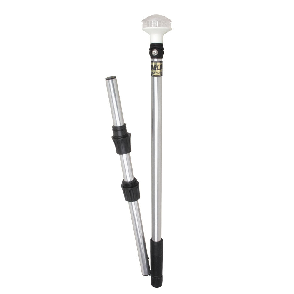 Perko Omega Series Universal LED Pole Light 48 wFold In Half Pole 1348DP6CHR