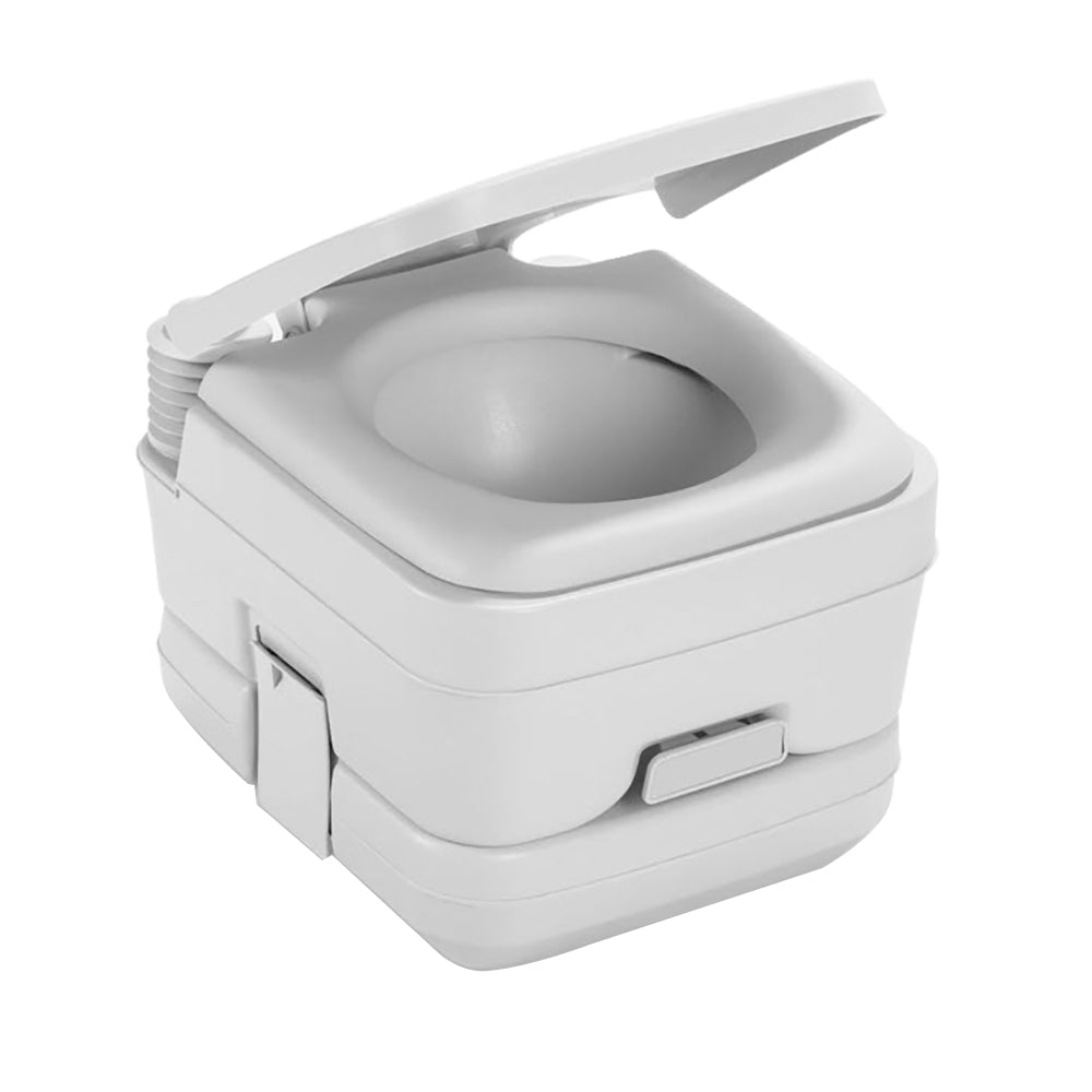 Dometic 964 MSD Portable Toilet wMounting Brackets 25 Gallon Platinum 311196406