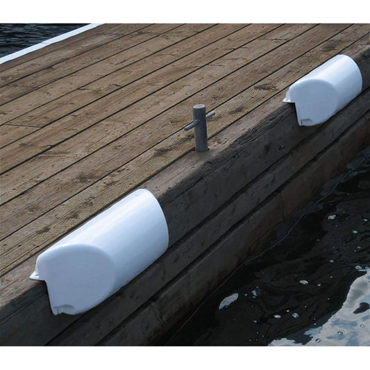 Dock Edge Dolphin Dockside Bumper 7 x 16 Straight White DE1060WF