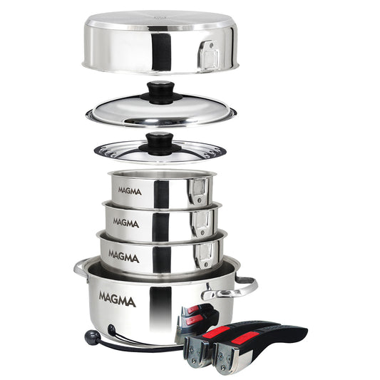 Magma 10 Piece Induction Cookware Set Stainless Steel A10360LIND