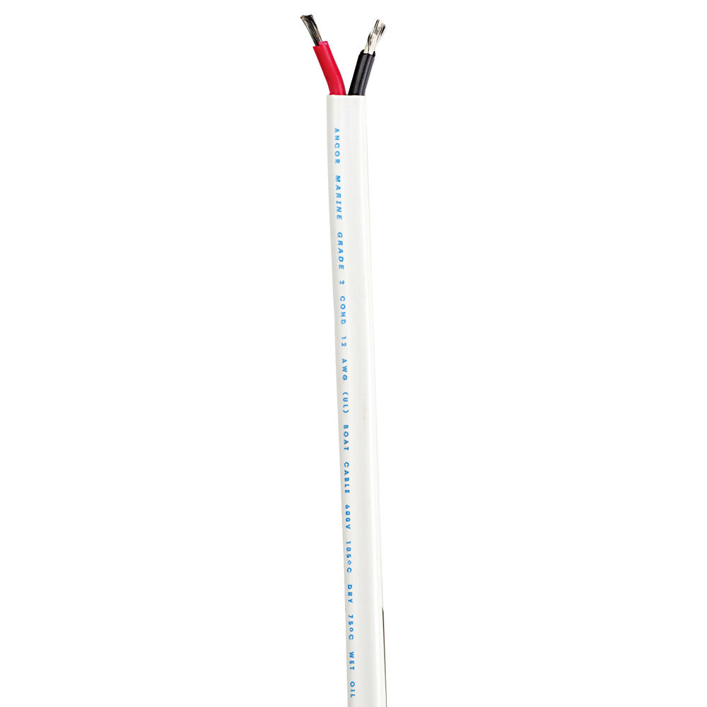Ancor Standard Duplex Cable Flat 102 2x5mm RedBlack Sold By The Foot 1211FT