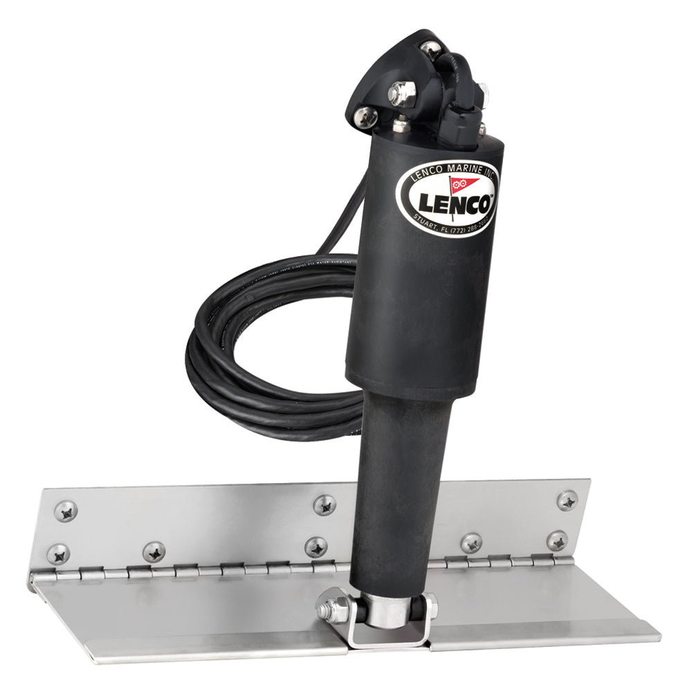 Lenco 4 x 12 Limited Space Trim Tab Kit wo Switch Kit 12V Standard Finish Standard Actuator 15125101