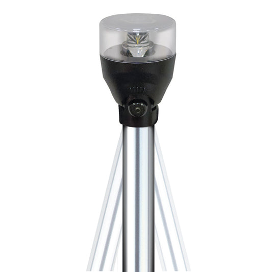 Attwood LED Articulating All Around Light 24 Pole 553024A7