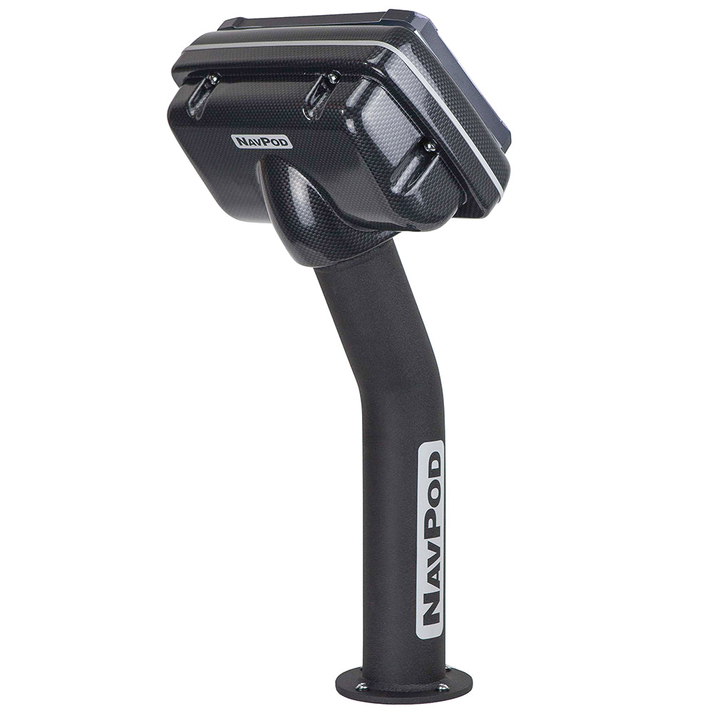 NavPod PED510001 PedestalPod PreCut fHumminbird HELIX 10 HELIX 9 Series Carbon Black PED510001C