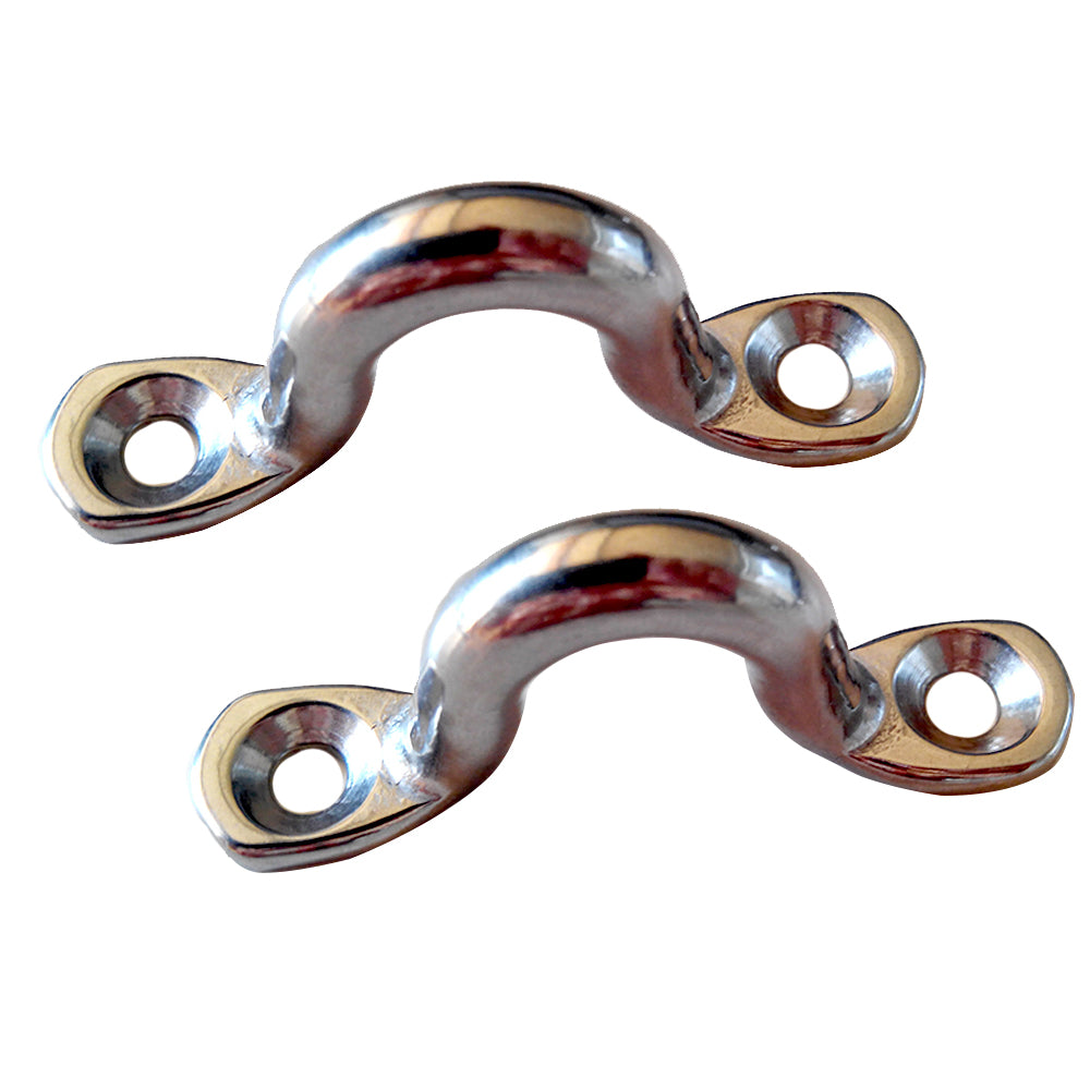 Taylor Made Eye Strap Chrome Zamak Pair 1225
