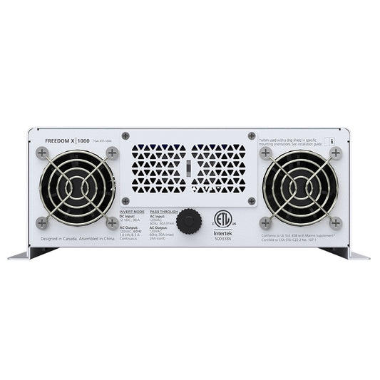 Xantrex Freedom X 1000 True Sine Wave Power Inverter 12VDC 120VAC 1000W 8171000