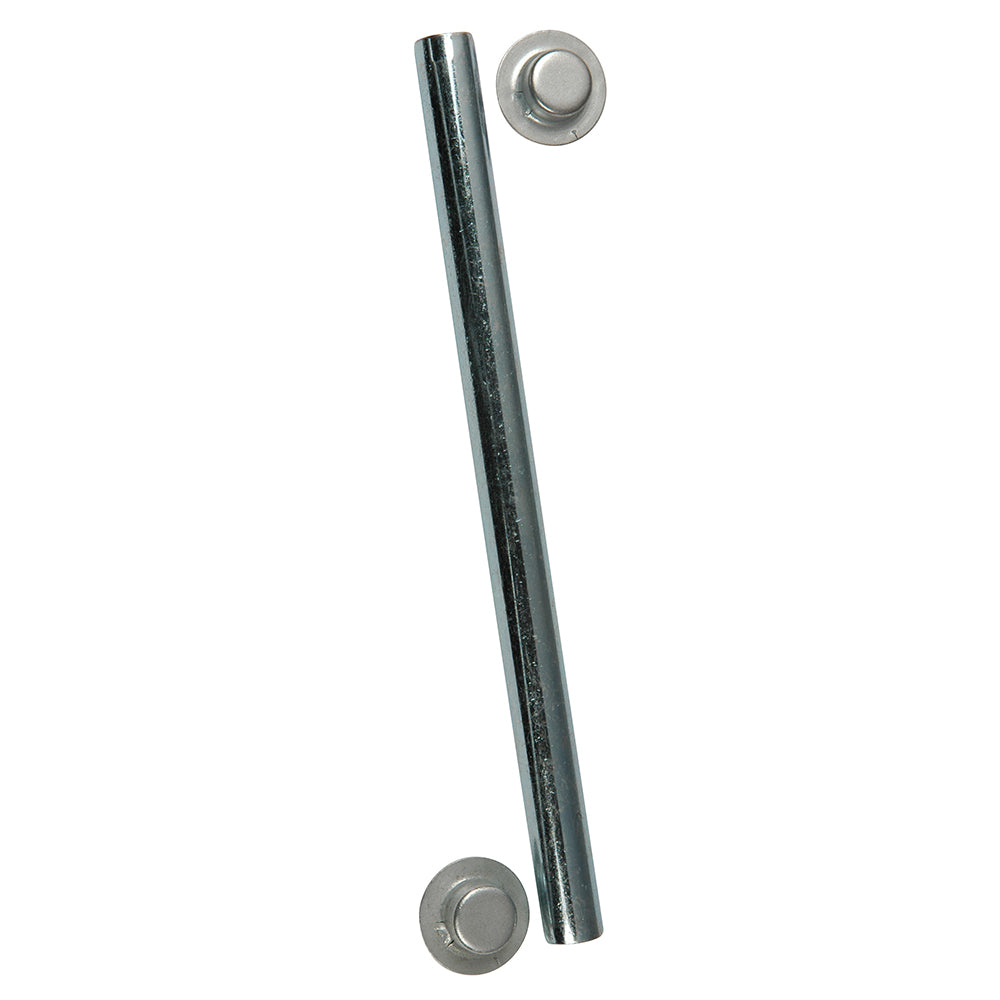 CE Smith Package Roller Shaft 12 x 514 wCap Nuts Zinc 10700A