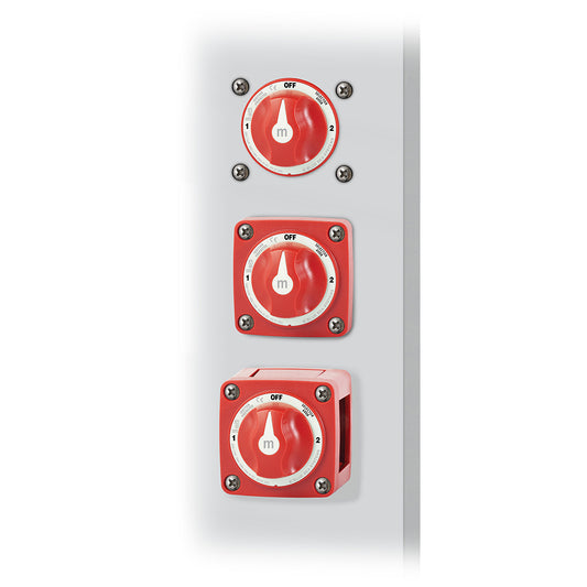 Blue Sea 6008 MSeries Battery Switch 3 Position Red 6008