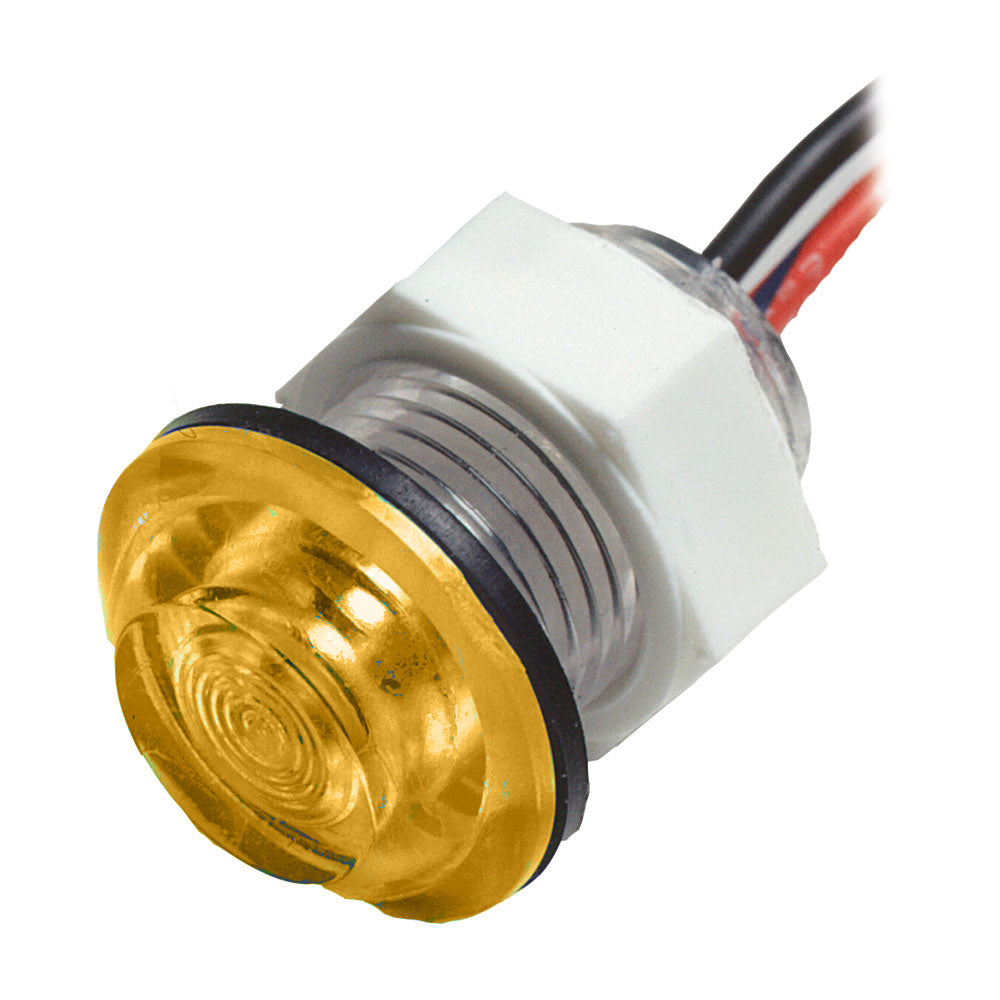 Innovative Lighting LED Bulkhead Livewell Light Flush Mount Amber 01115007
