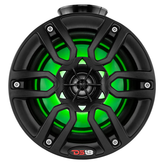 DS18 HYDRO 8 Compact Wakeboard Pod Tower wRGB Light 375W Black NXLPS8BK
