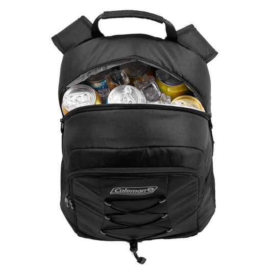 Coleman CHILLER 28Can SoftSided Backpack Cooler Black 2158133