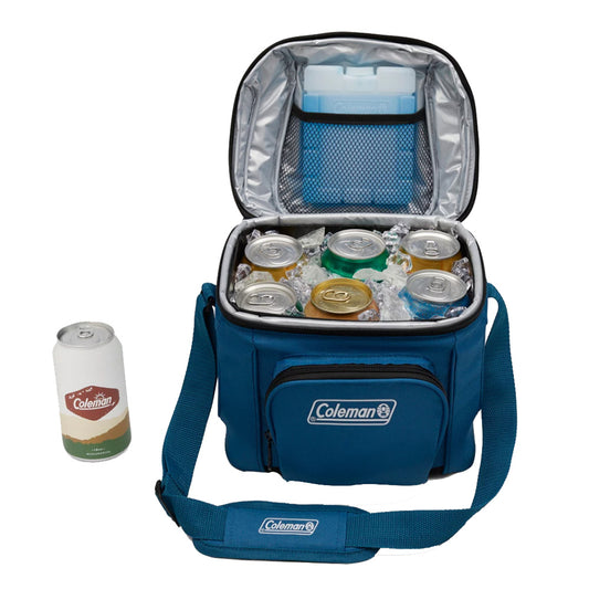 Coleman CHILLER 9Can SoftSided Portable Cooler Deep Ocean 2158134