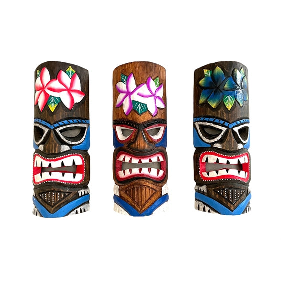 12" Tiki Mask Floral