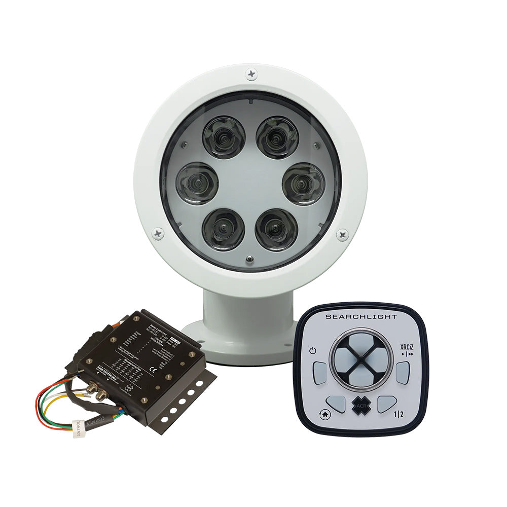 ACR RCL50 LED White Searchlight wURP103 Wired Point Pad  URC104 Master Controller 1982