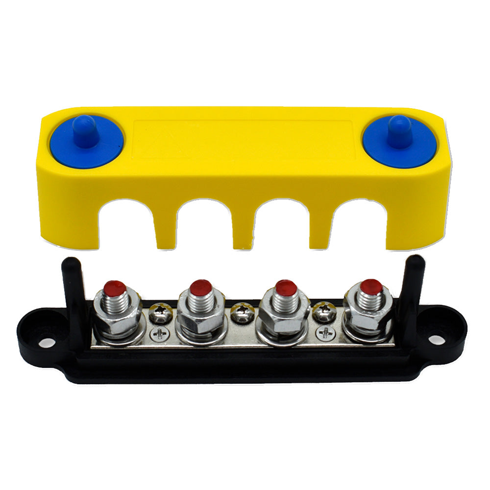 Bluewater Common Stud 4 Gang Positive Terminal Busbar wCover 313738B023