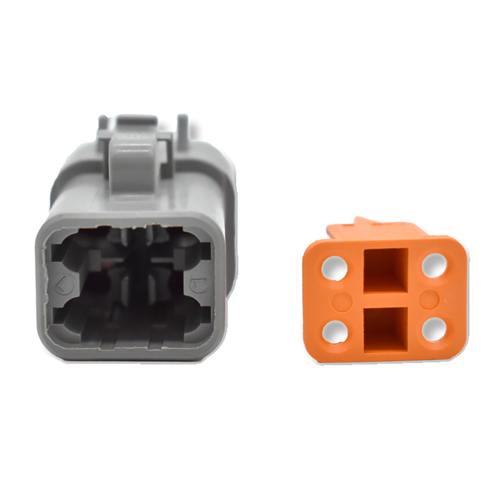 Bluewater 4 Position DTP Female Connector wWedge Lock DTP064S