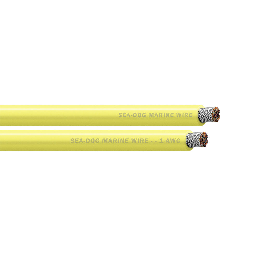 SeaDog 1 AWG Yellow Battery Cable  300 8001035