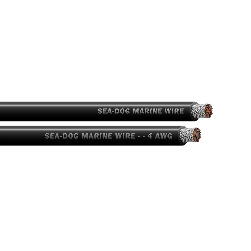 SeaDog 4 AWG Black Battery Cable  250 8004014