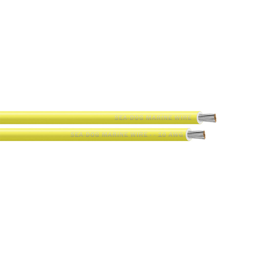 SeaDog 10 AWG Yellow Primary Wire  100 8010032