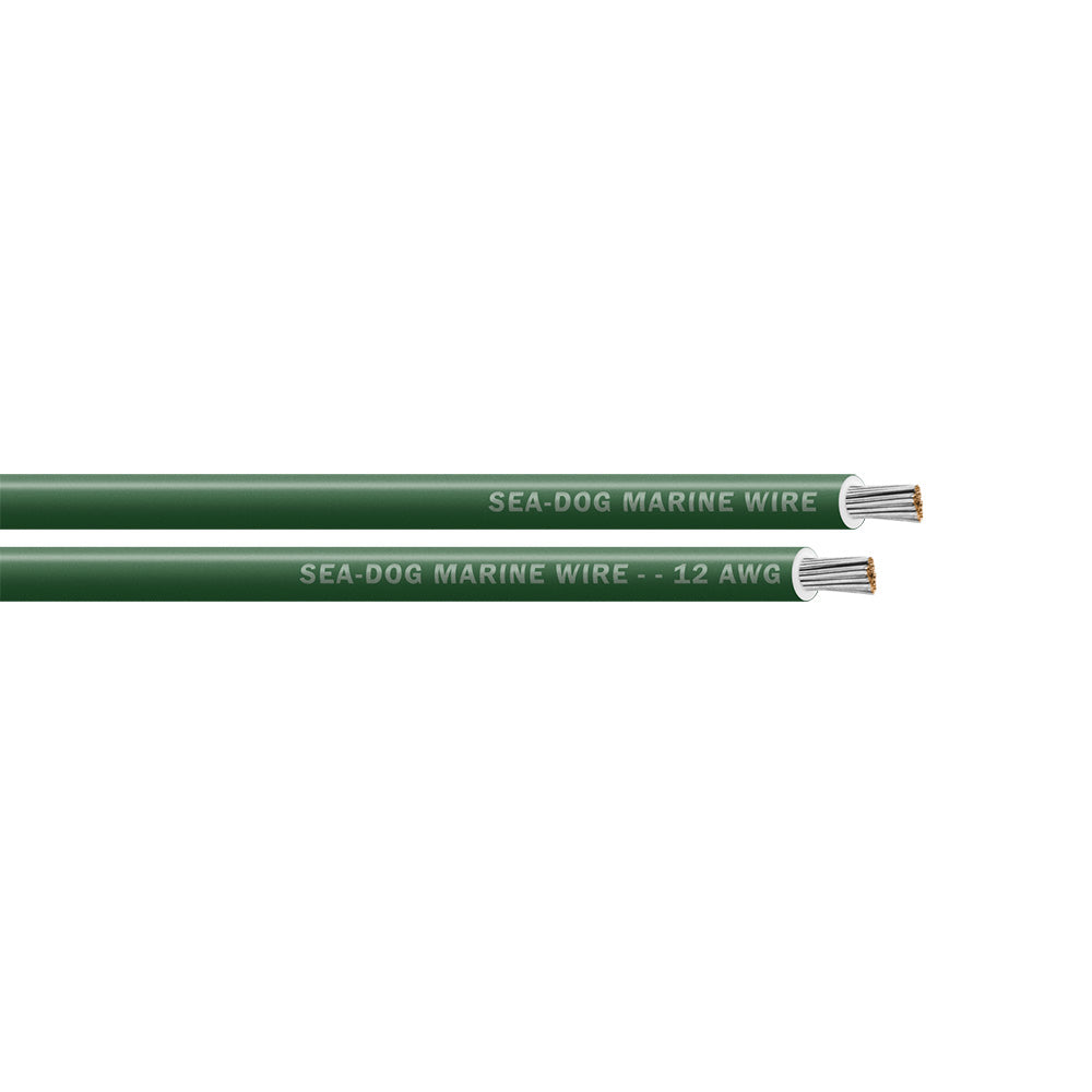 SeaDog 12 AWG Green Primary Wire  400 8012046