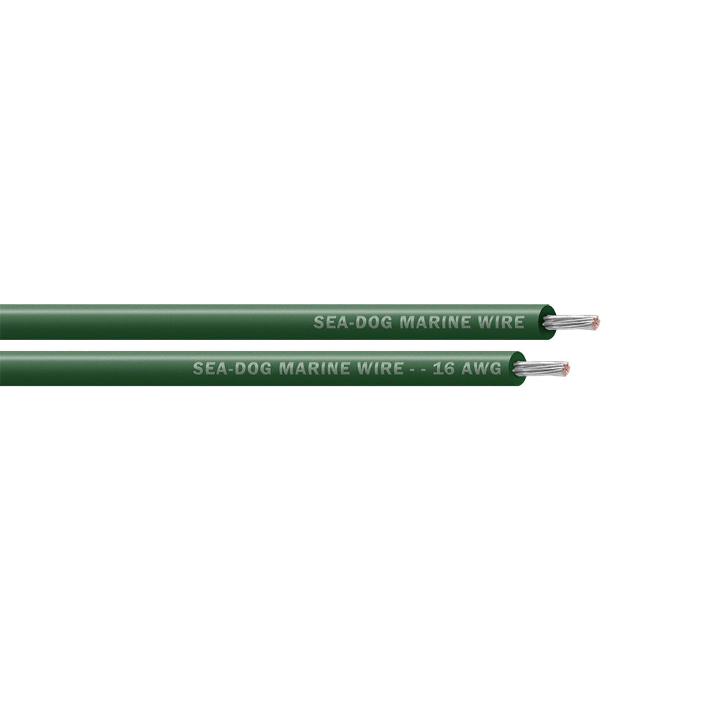 SeaDog 16 AWG Green Primary Wire  250 8016044