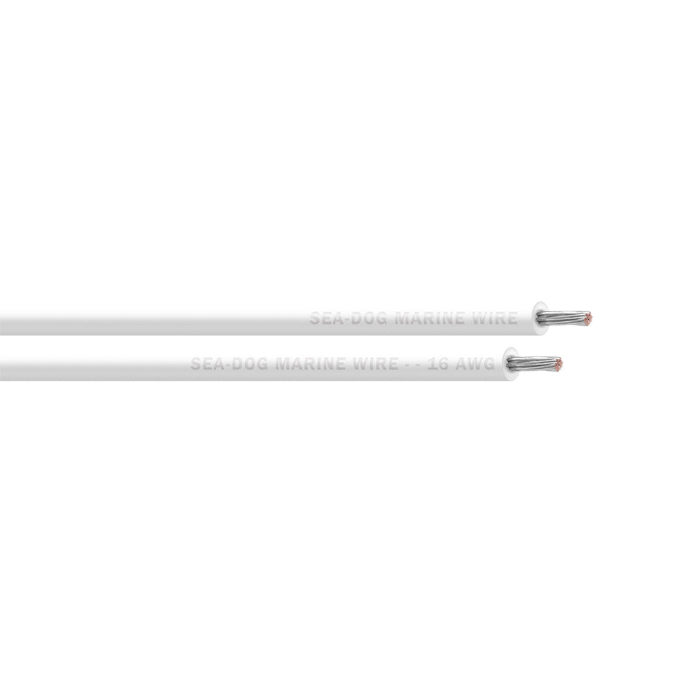 SeaDog 16 AWG White Primary Wire  1000 8016059