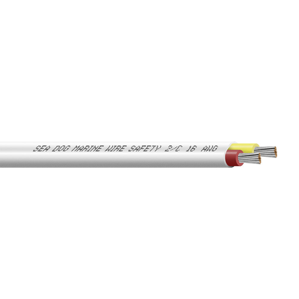 SeaDog 162 AWG Flat Duplex Safety Wire  RedYellow  250 8016224