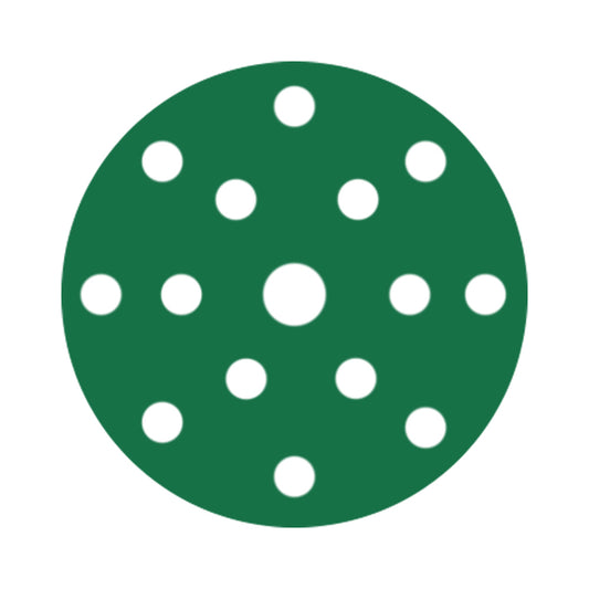 RUPES PROCUT Film Abrasive Discs 150mm 6  15 Holes  P320 Grit Box of 50pcs 945FD320
