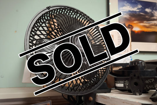 Black 12V Fan Clamp on Style