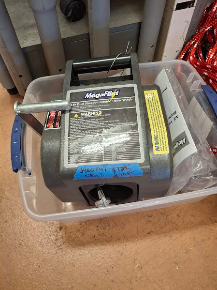 Trailer Winch - Mega Flint 12V Dual Direction