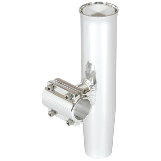 Lees ClampOn Rod Holder  Silver Aluminum  Horizontal Mount  Fits 1660 OD Pipe RA5203SL