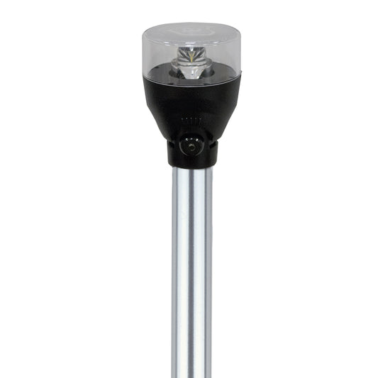 Attwood LED Articulating All Around Light  24 Pole 553024A7