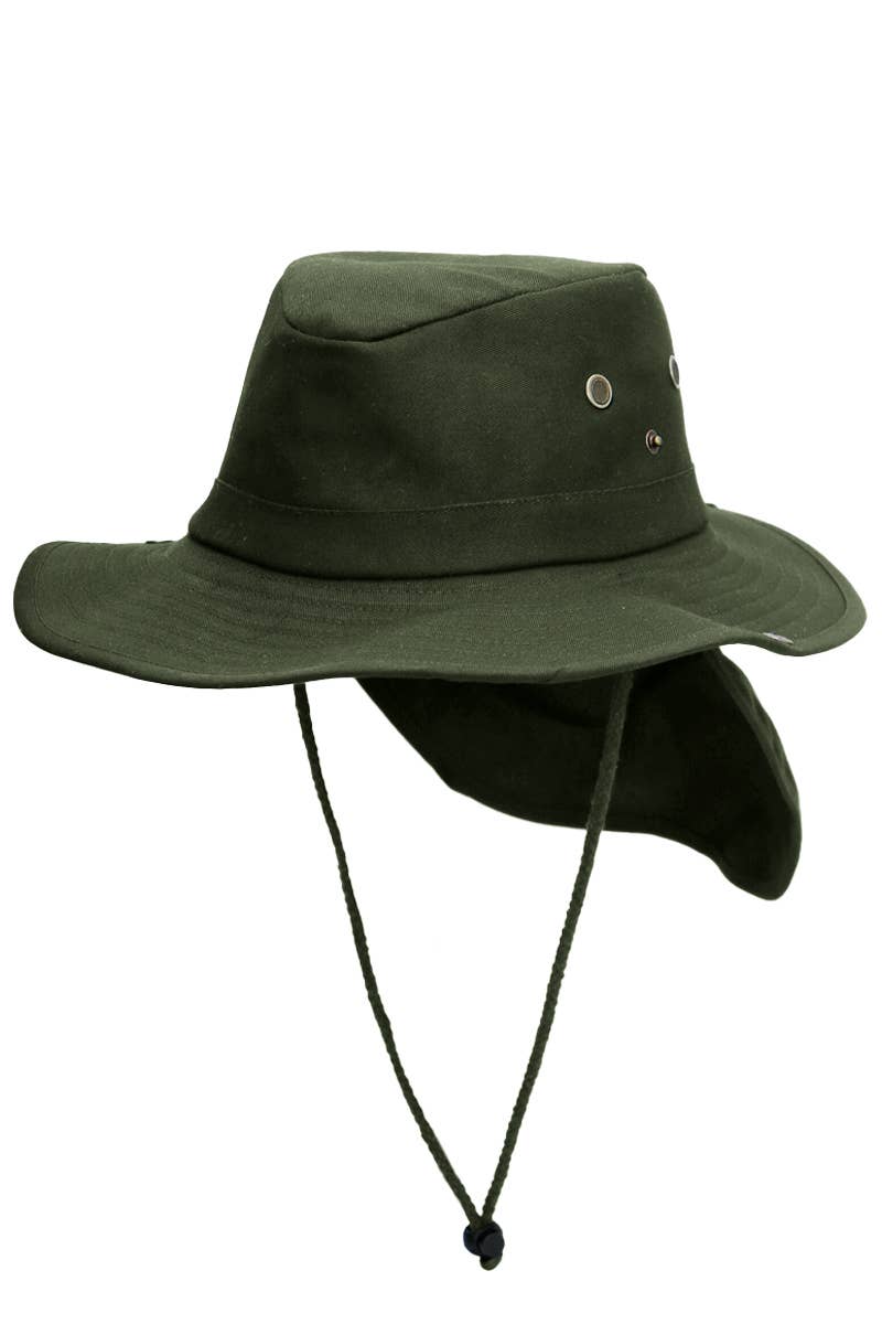 Boonie Fisherman Neck Cover Bucket Hat