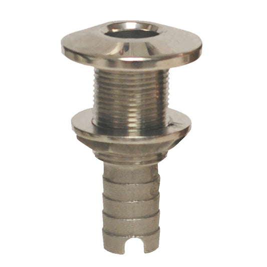 GROCO Stainless Steel Hose Barb ThruHull Fitting  114 HTH1250S