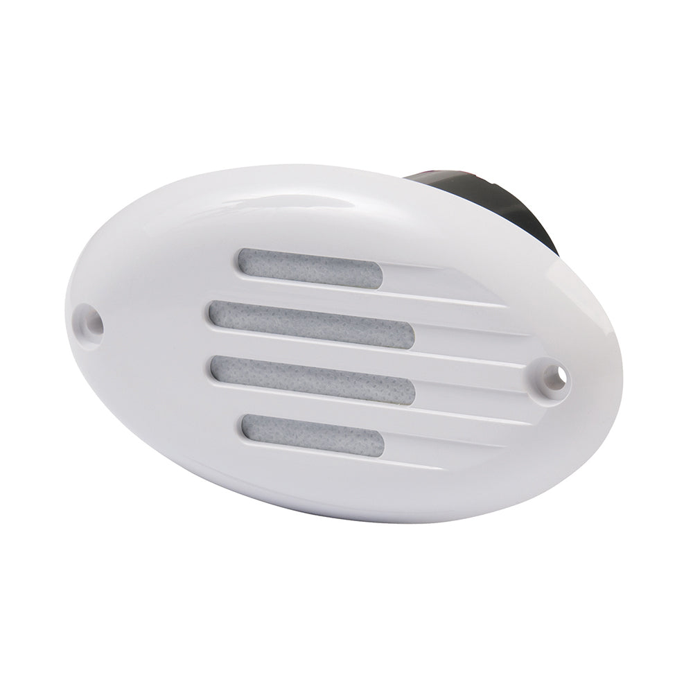 Marinco 12V Electronic Horn wWhite Grill 10082