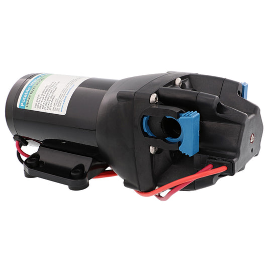 Flojet Heavy Duty RV Water Pump wStrainer  12V  4GPM  50PSI Q401V117S3A
