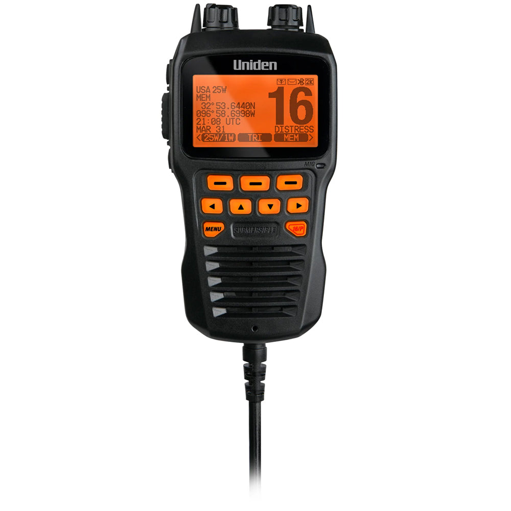 Uniden Remote Mic fUM725 VHF Radios  Black UMRMICBK