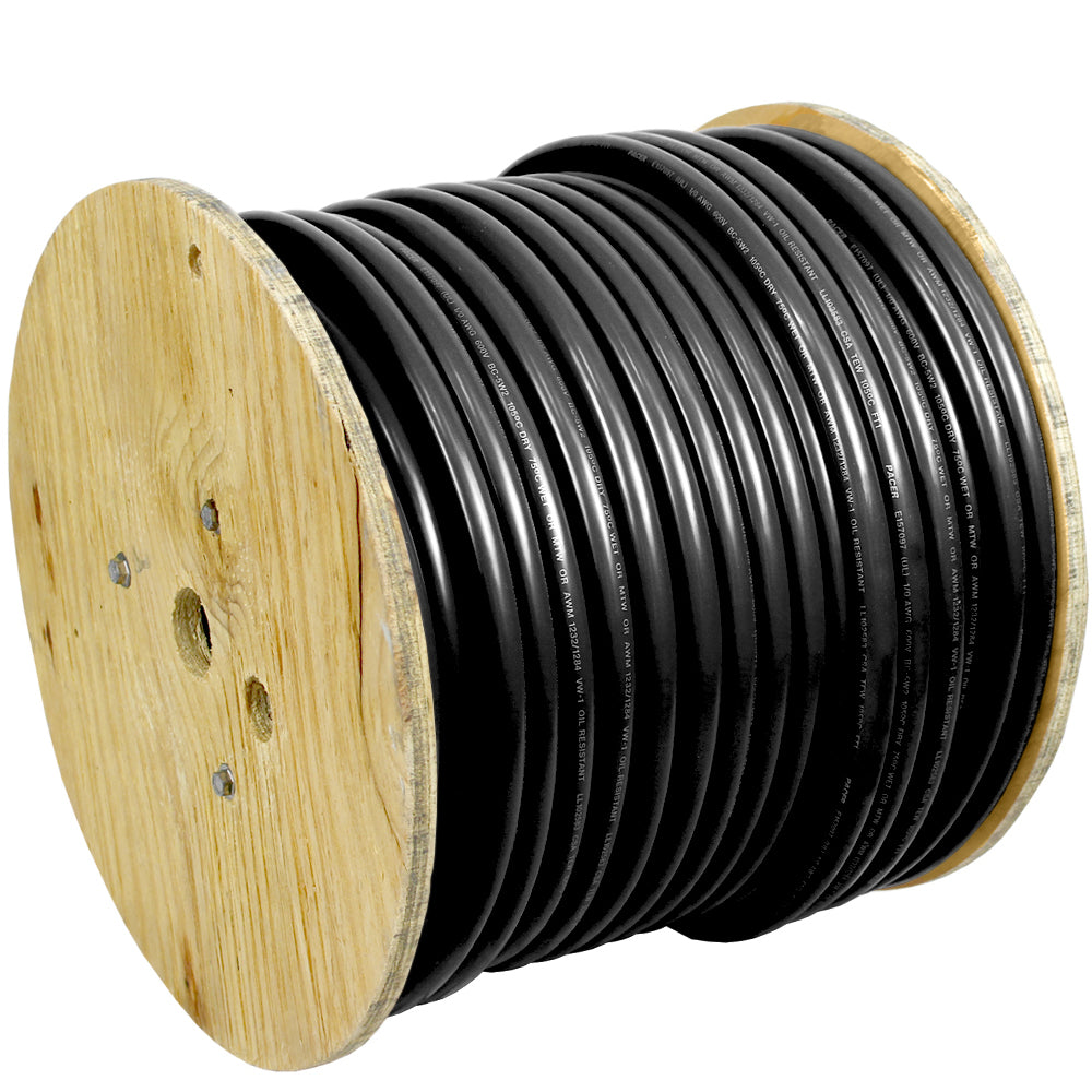 Pacer Black 4 AWG Battery Cable  250 WUL4BK250