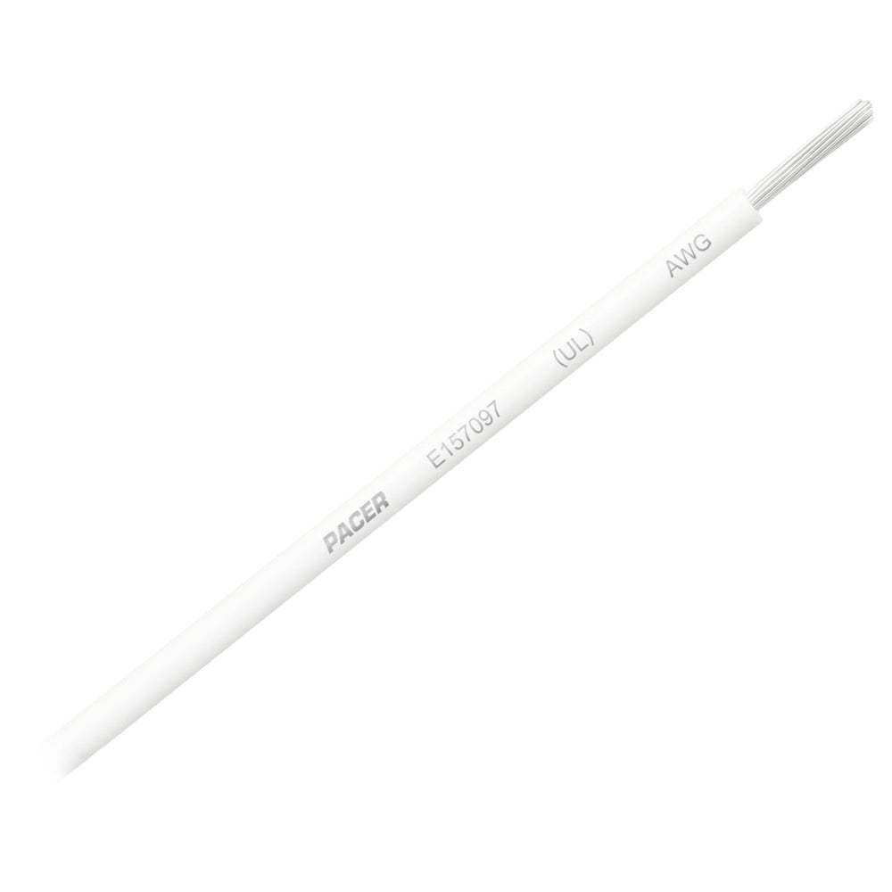 Pacer White 12 AWG Primary Wire  25 WUL12WH25