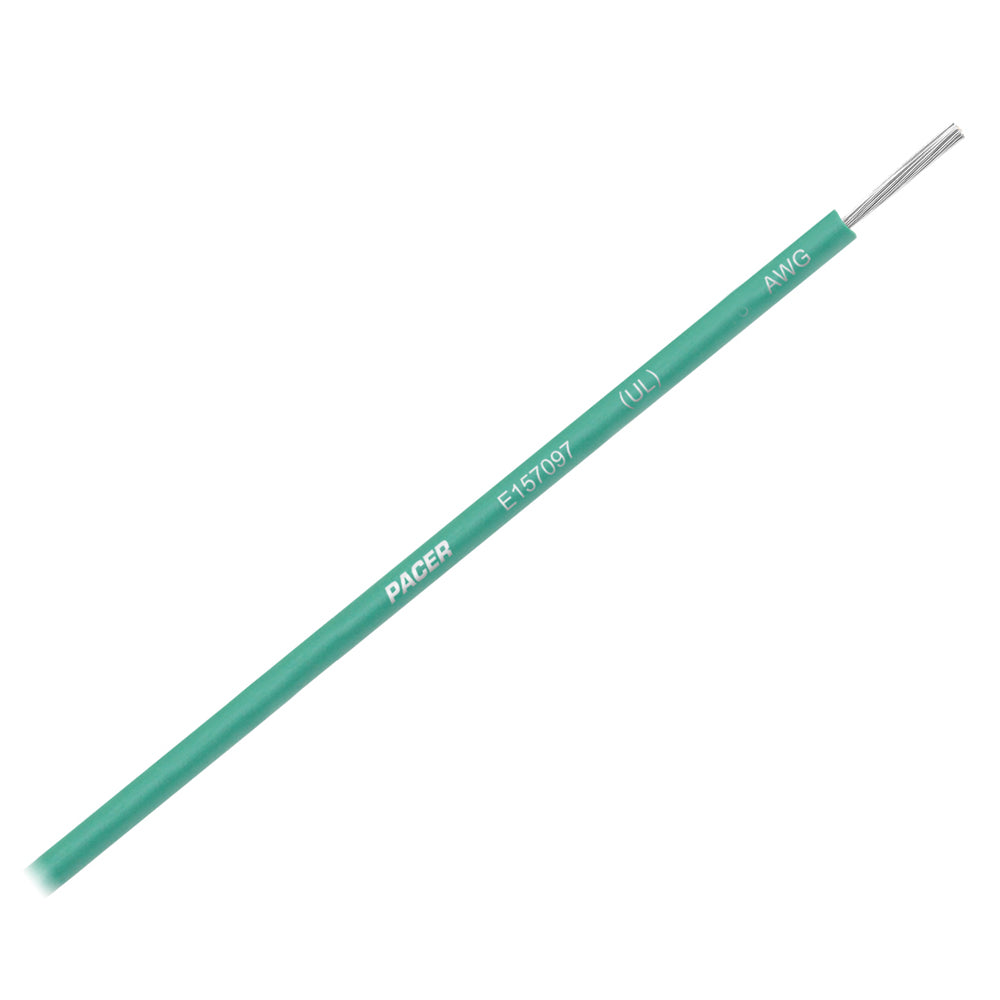 Pacer Green 8 AWG Primary Wire  25 WUL8GN25